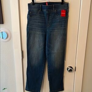 SPANX Blue Jeans Straight Leg Vintage Indigo